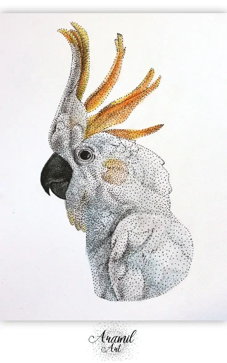 Пуантилизм животные