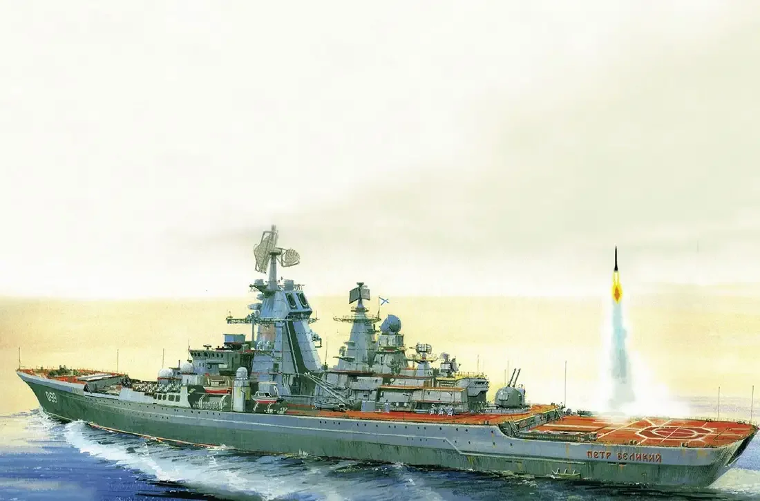 Звезда 9017 крейсер Петр Великий