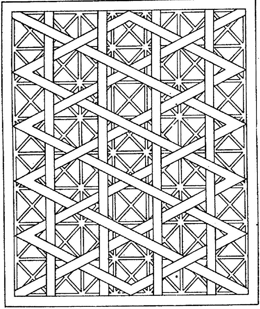 Сложный геометрический орнамент