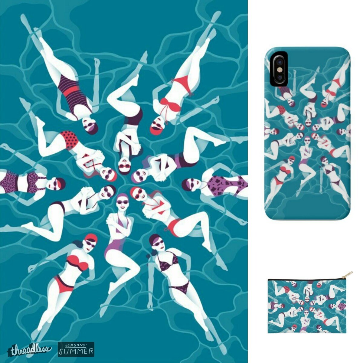 Синхронное плавание вектор