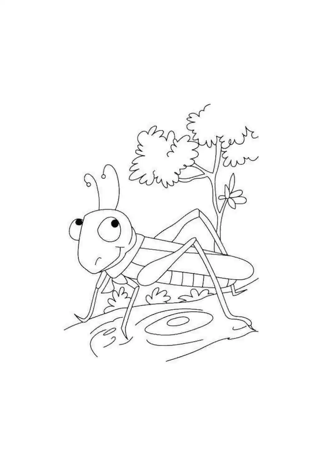 Раскраска муравьишка домой спешил