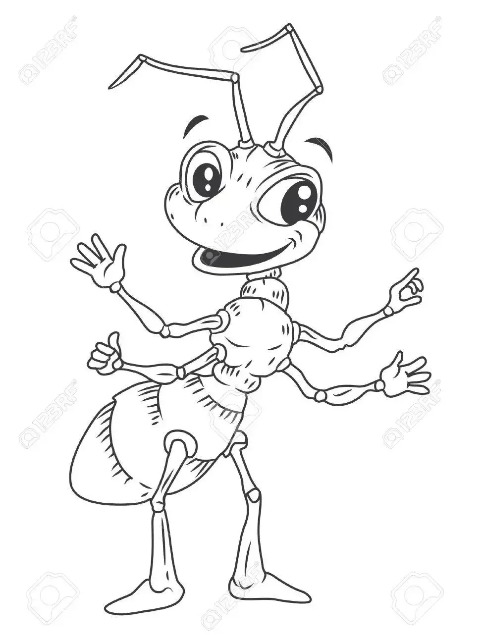 Муравей шаблон