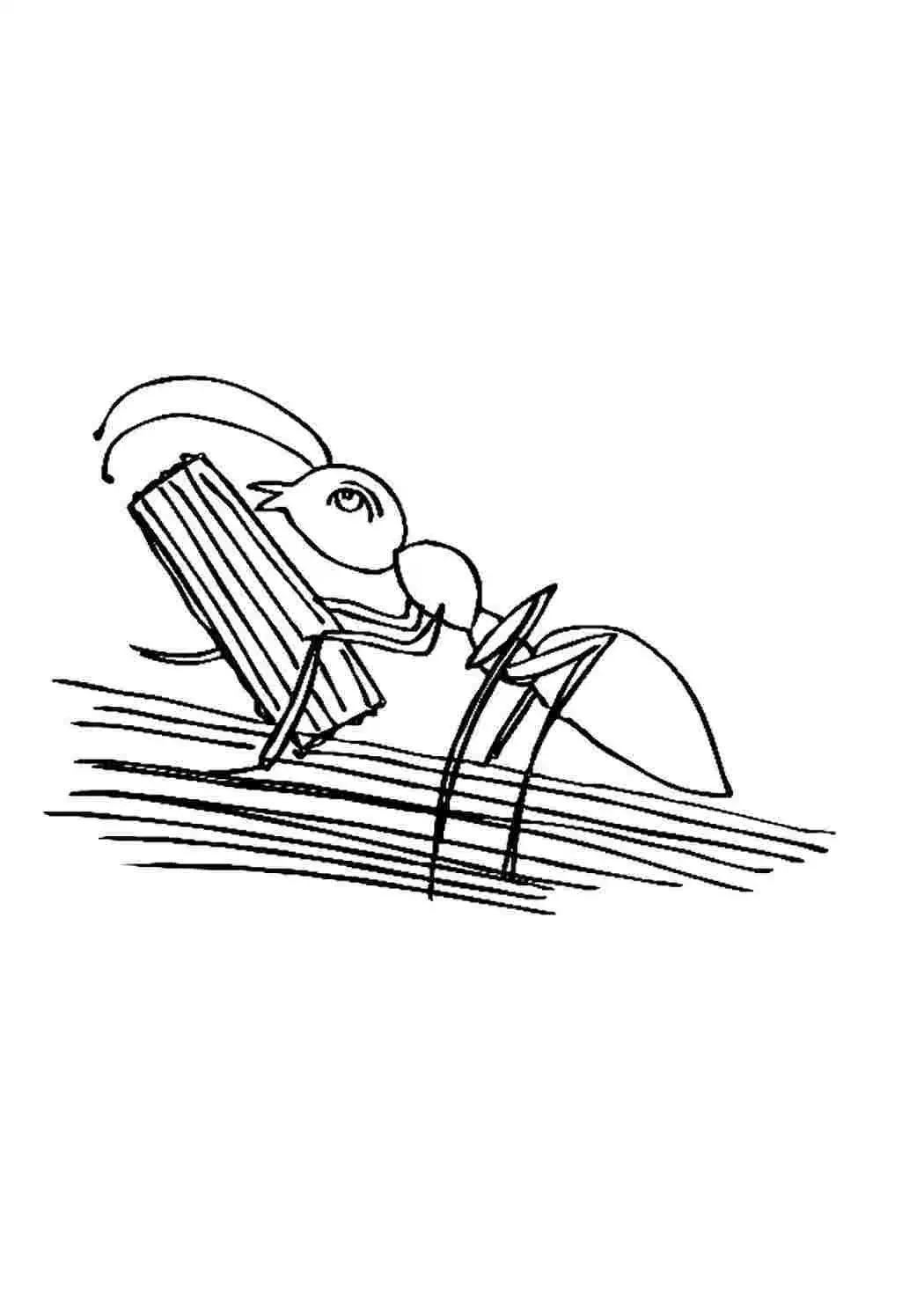 Приключения муравьишки раскраска