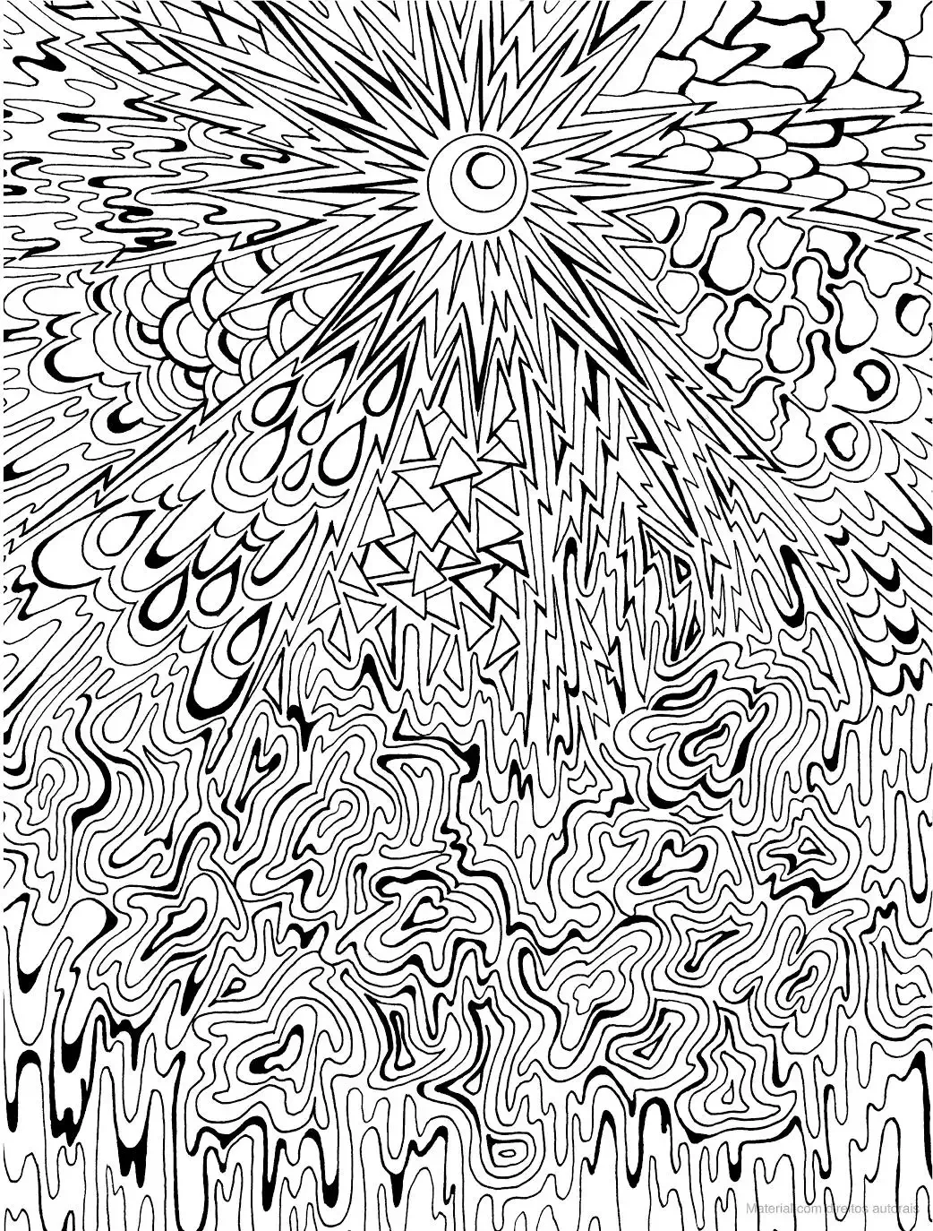 Раскраска абстракция