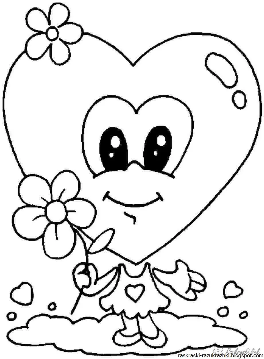 Трафареты на день Святого Валентина