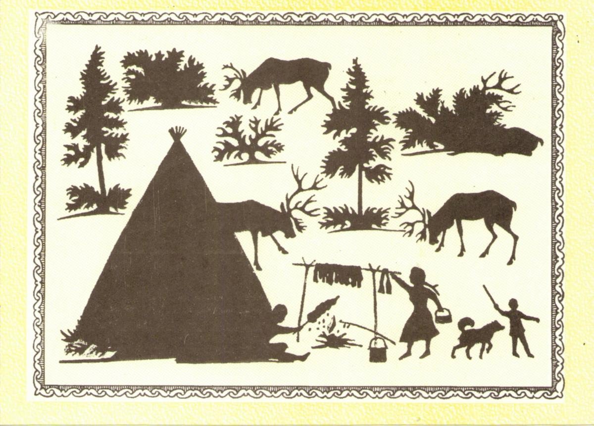 Орнамент оленя народов севера