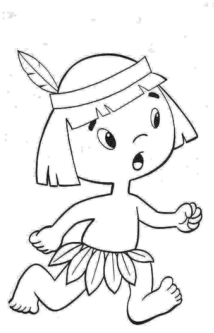 Раскраска необитаемый остров для детей