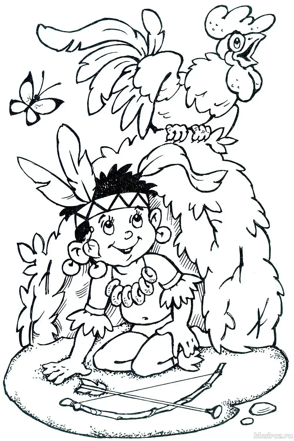 Чунга Чанга раскраска для детей