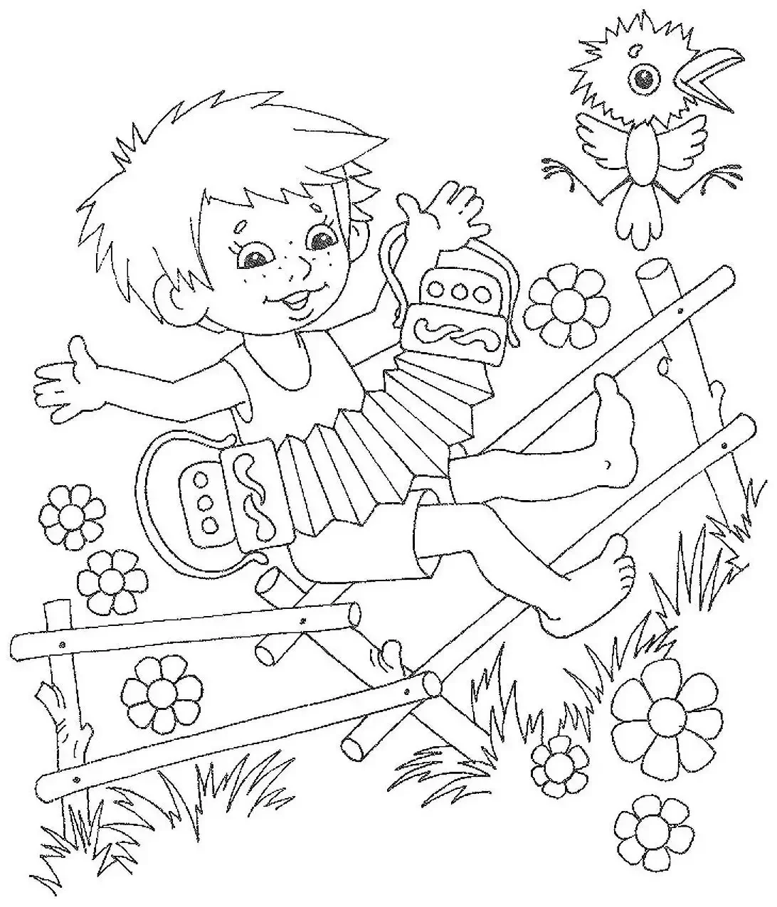 Раскраска Чунга-Чанга