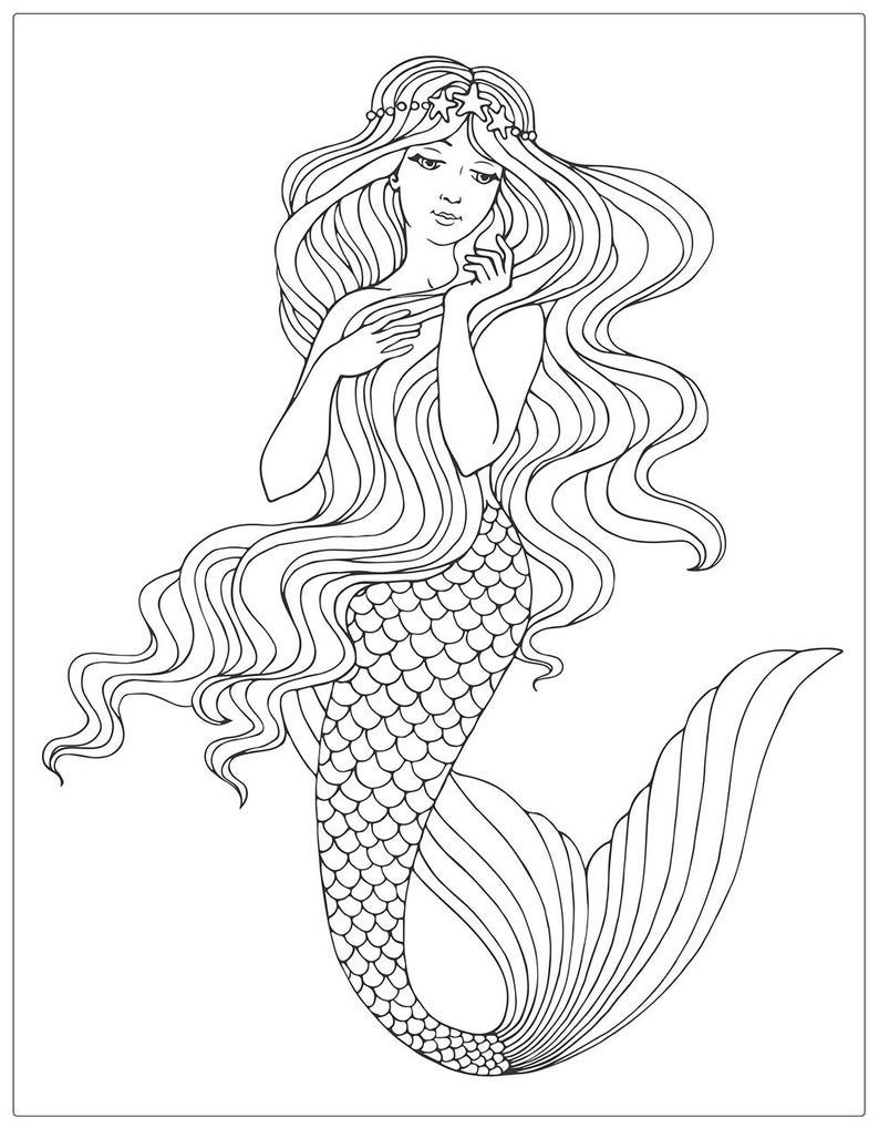 Рисунок Русалочка Ганс христиан Андерсен