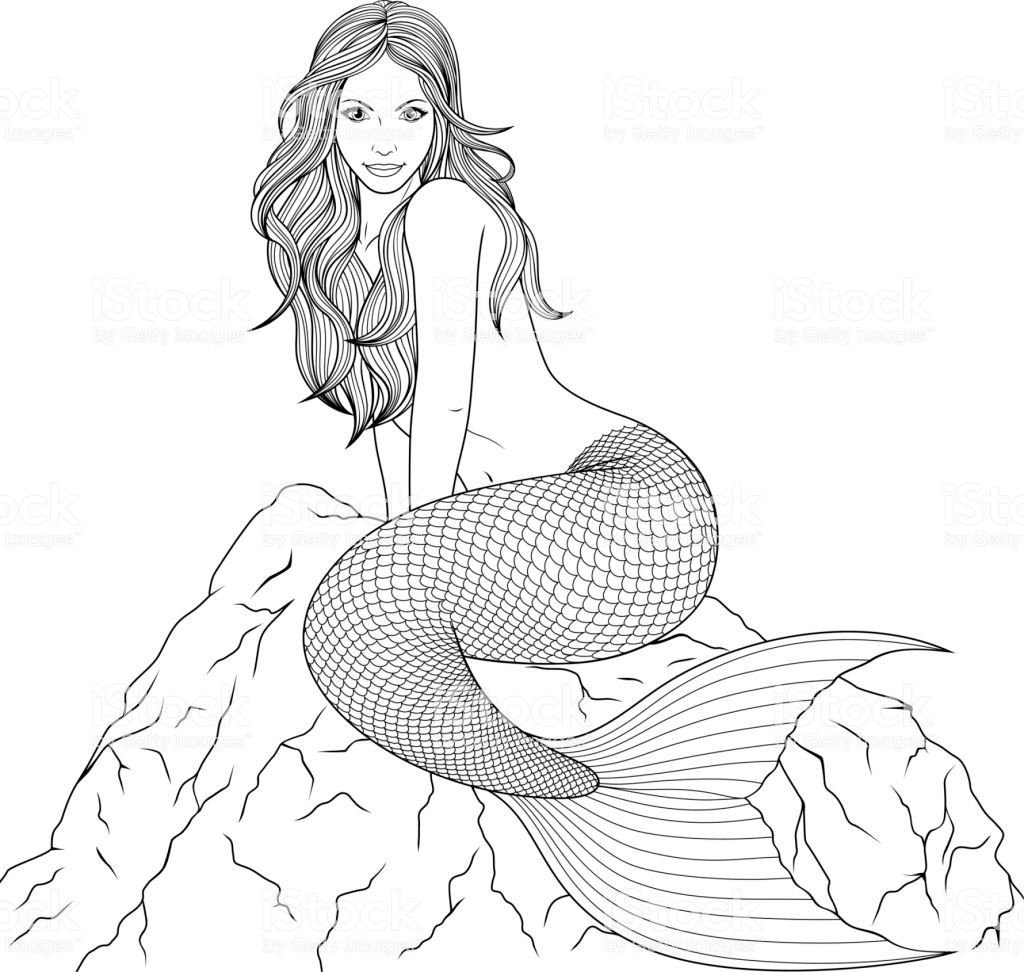 Раскраска сказки пушкина русалка