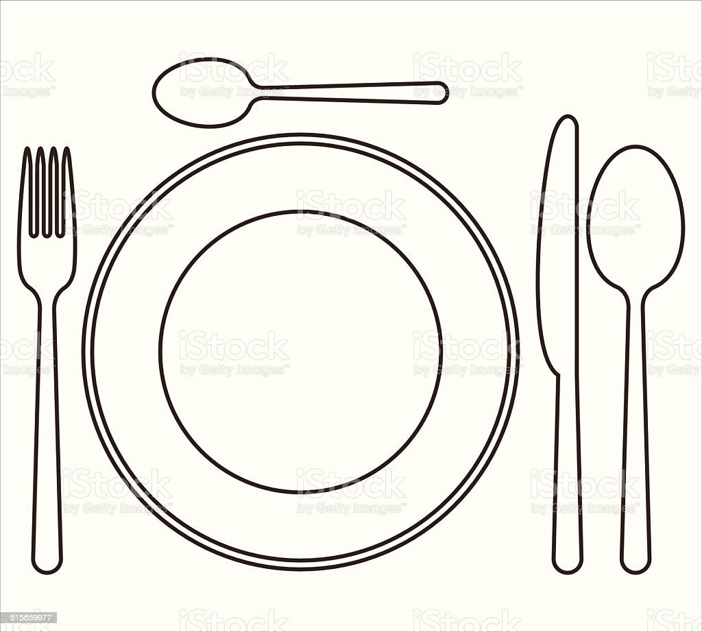 Тарелочка трафарет