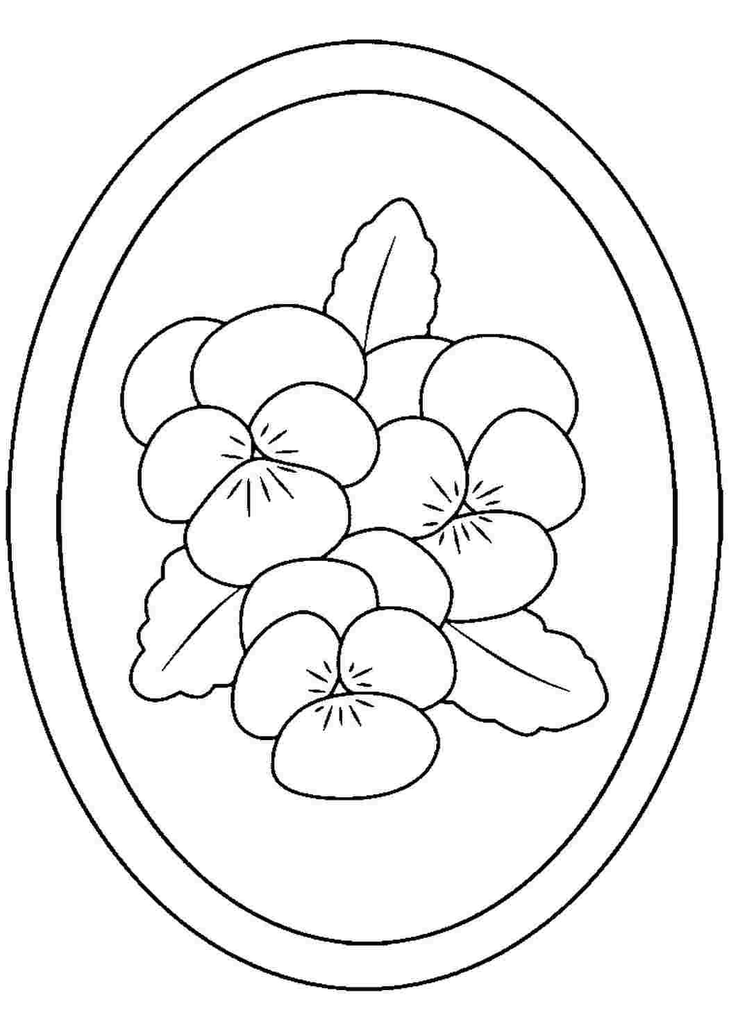 Тарелка раскраска