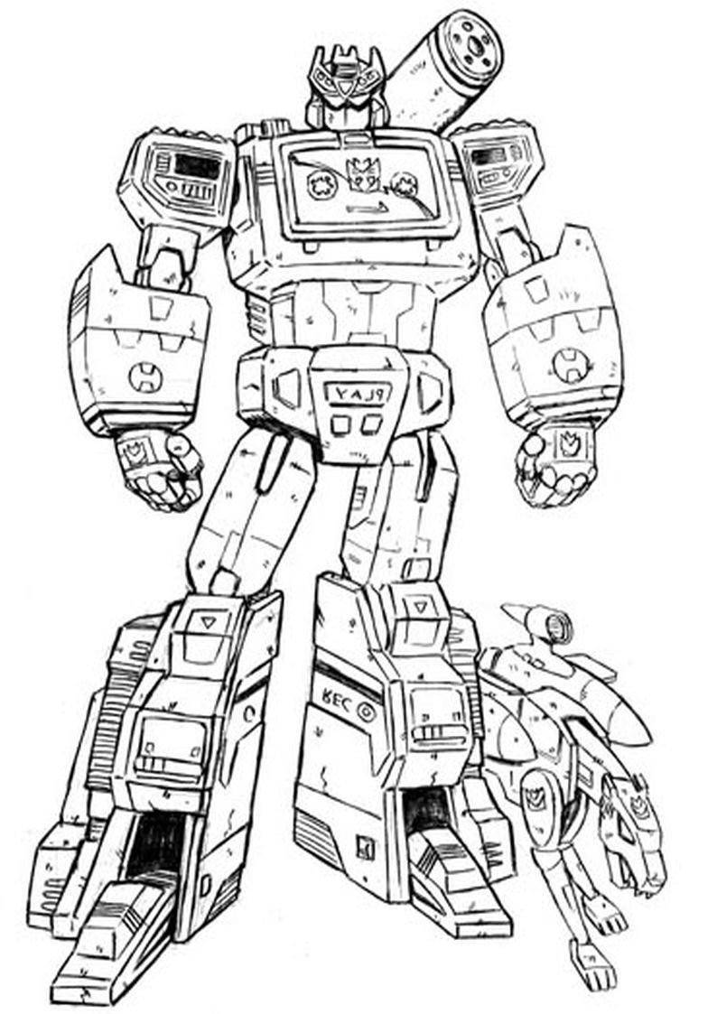 Раскраска трансформеры боты спасатели Академия