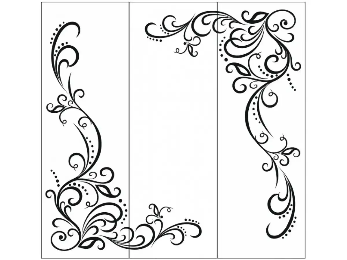 Угловые узоры для выжигания по дереву