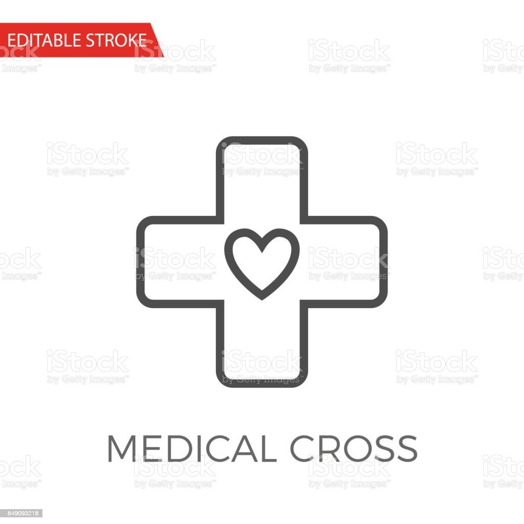 Мед крест раскраска