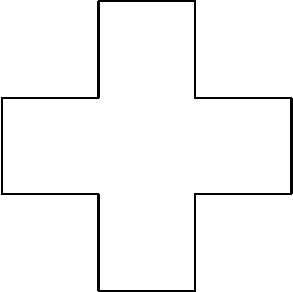 Медицинский крест вектор