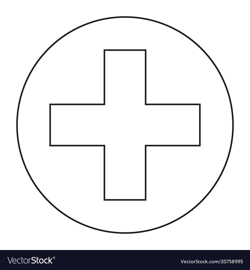 Медицина крест вектор