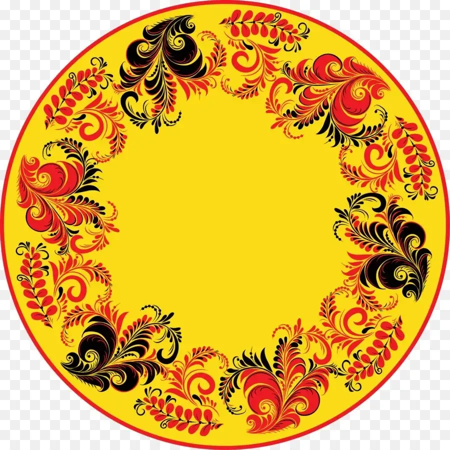 Русские народные росписи Хохломская