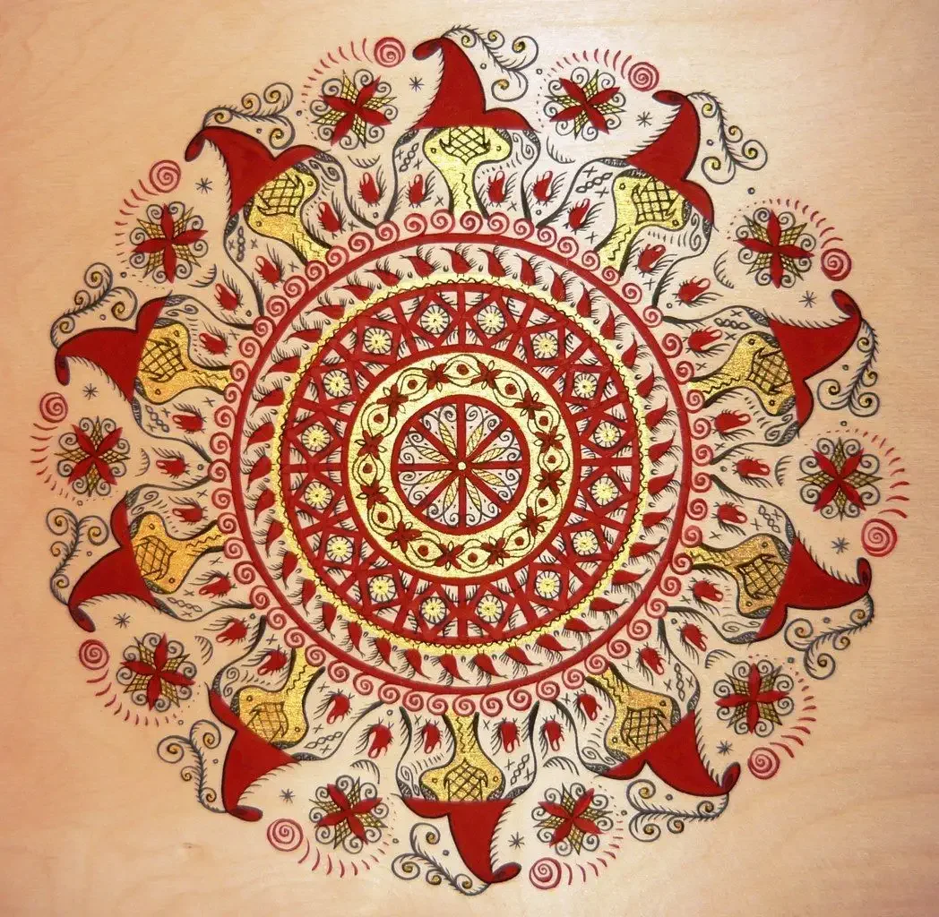 Роспись в круге