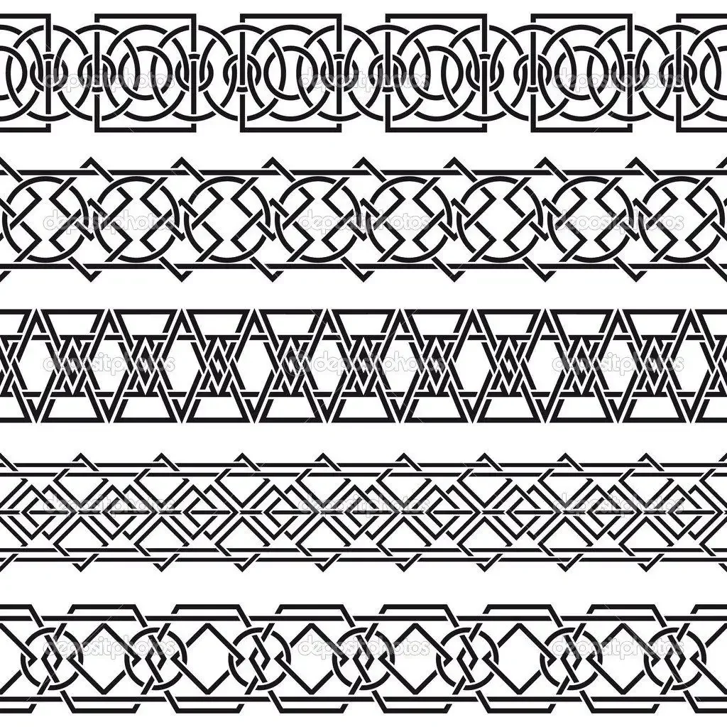 Построение ленточного орнамента
