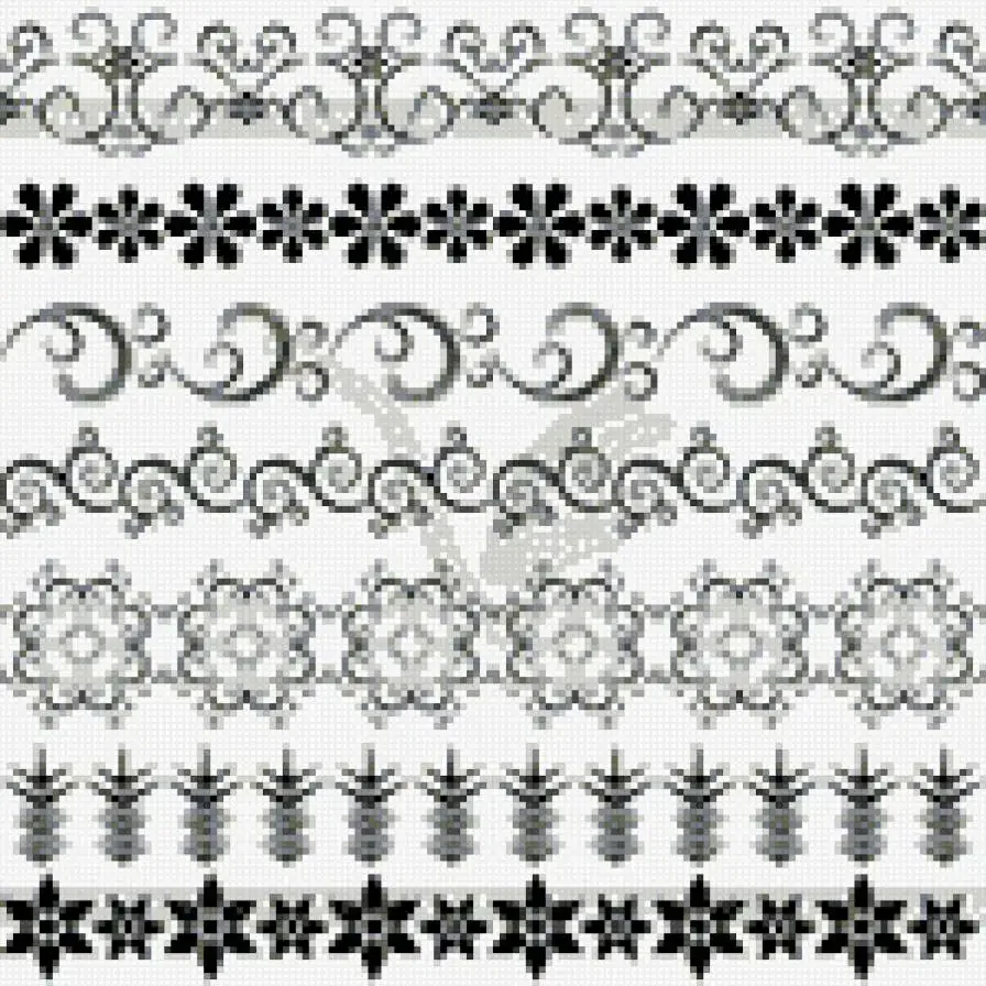 Узоры бордюры орнаменты