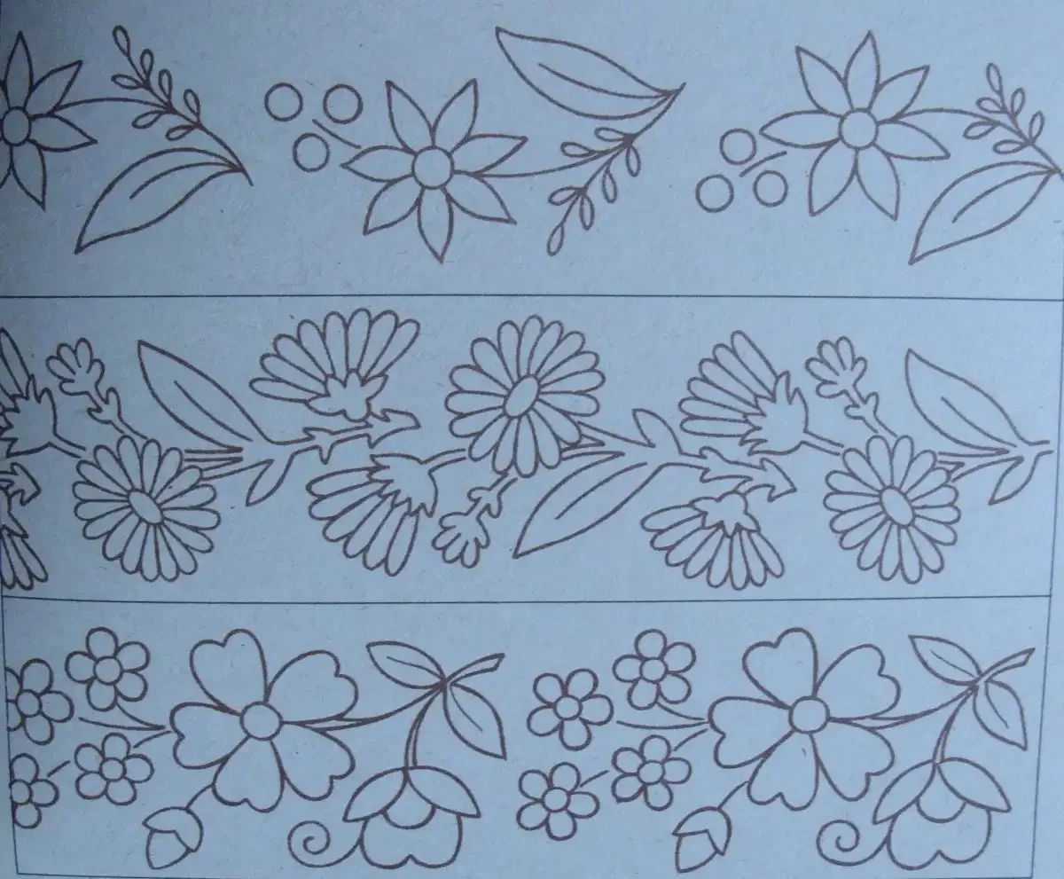 Орнаменты растительные для рисования