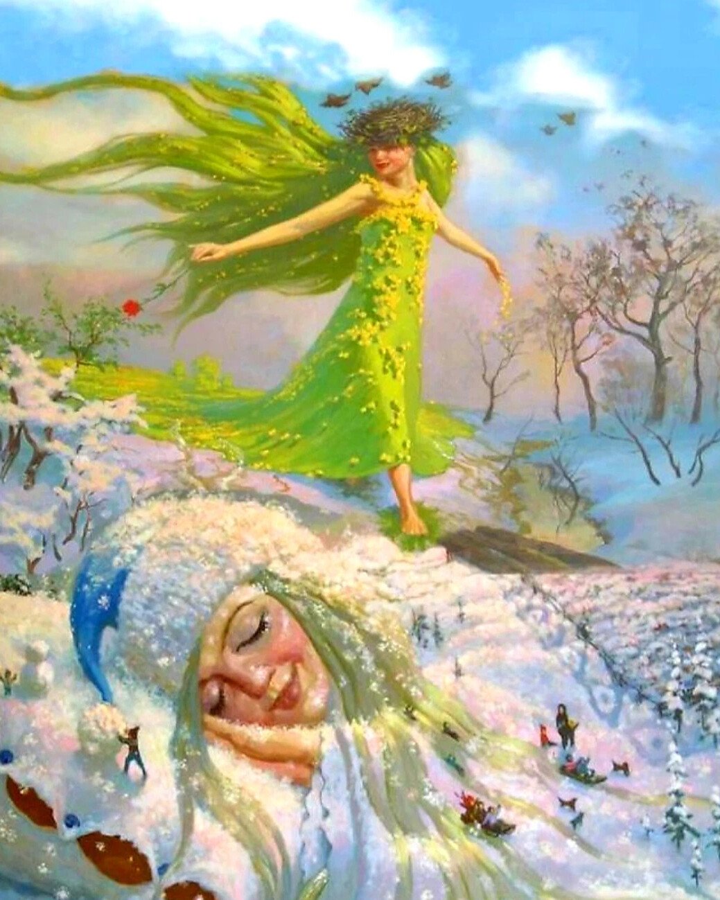 Встреча зимы и весны