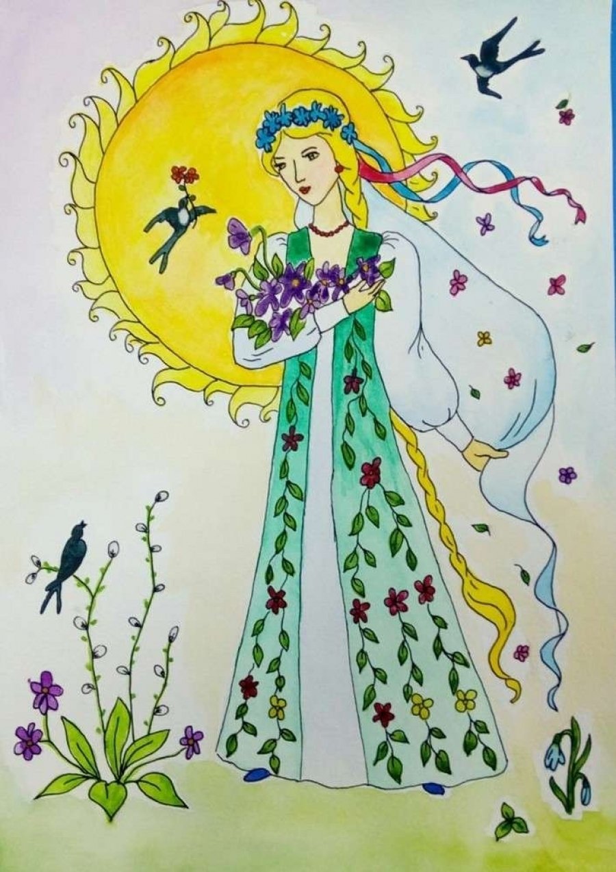 Рисунок на тему Весна