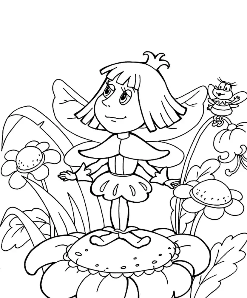 Домовенок Кузька раскраски для детей