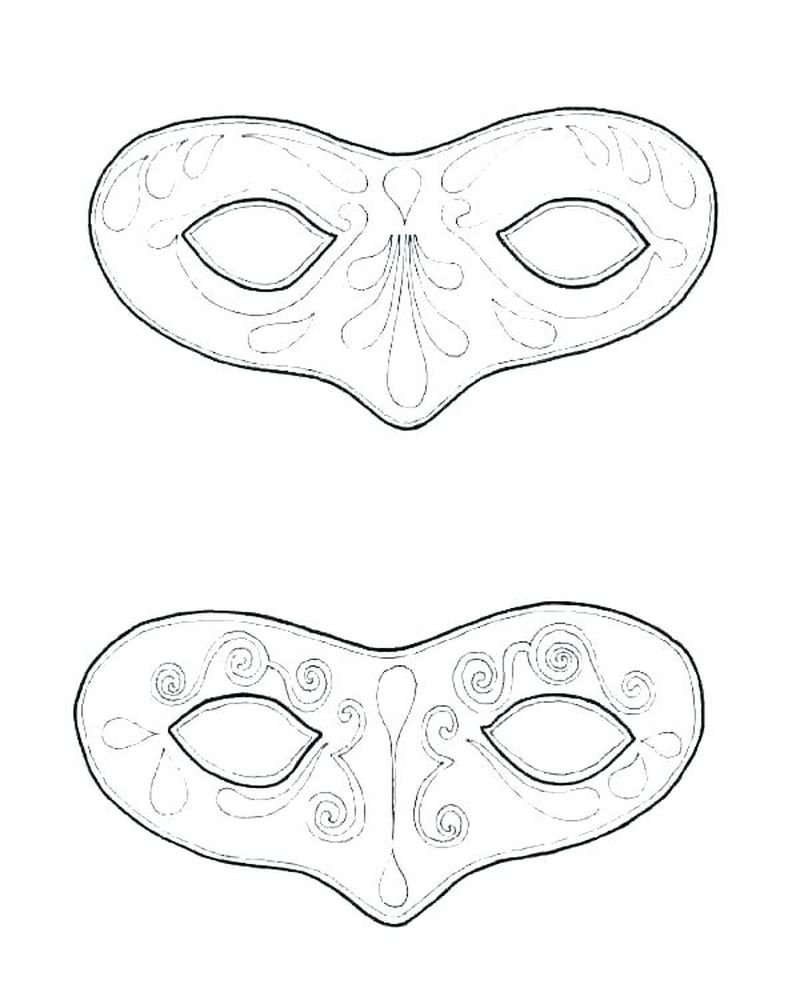 Трафарет - маска