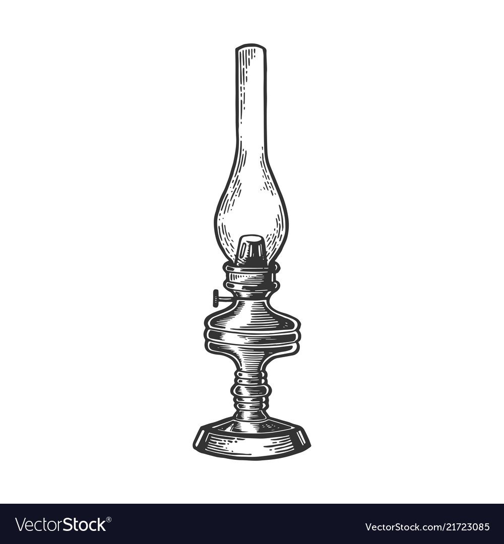 Масляная лампа эскиз