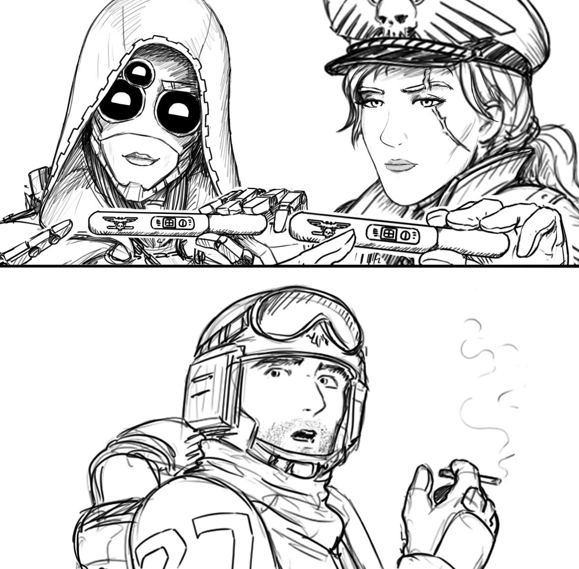 Вархаммер 40000 комиссар Райвель