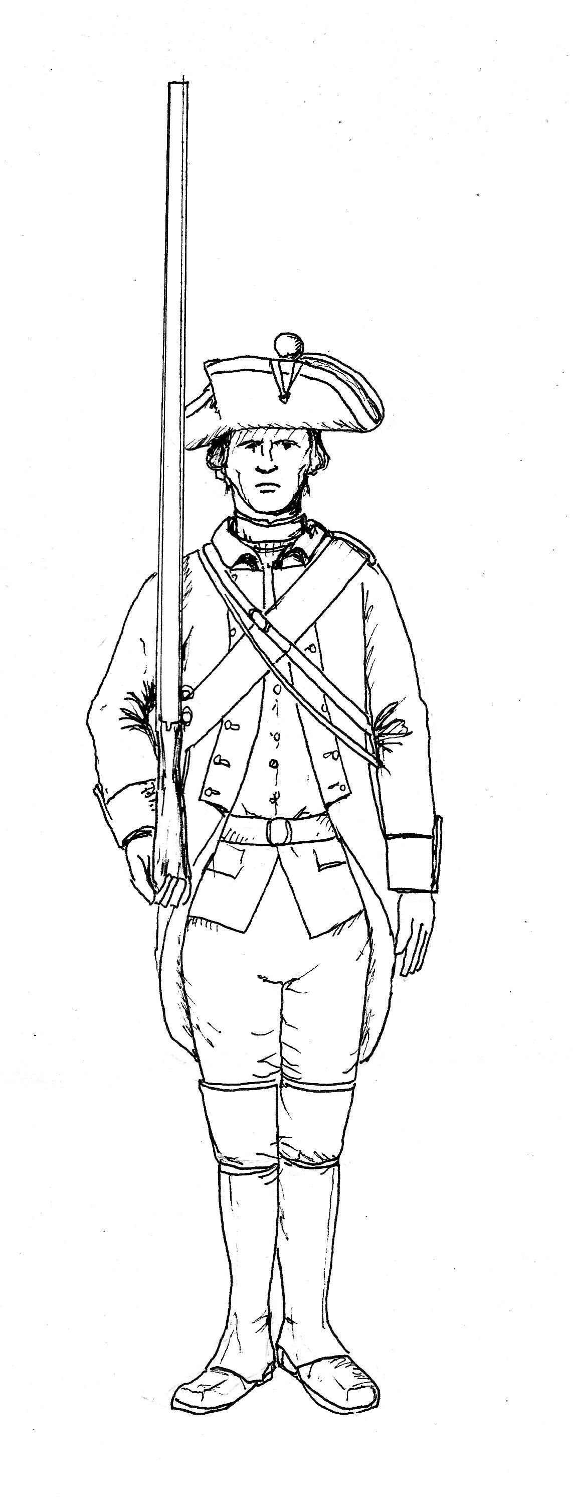 Солдаты 18 века