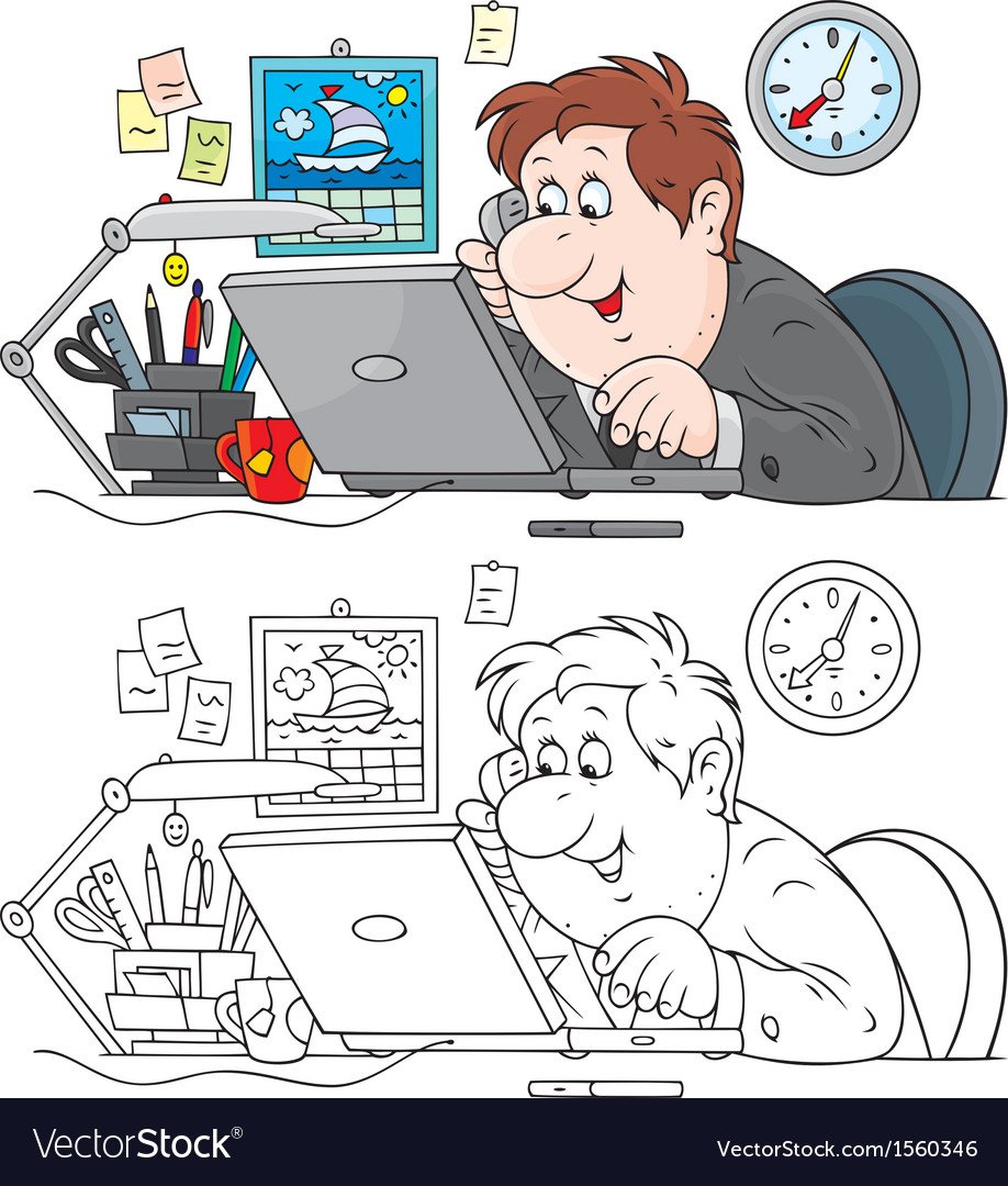 Раскраска Сейл менеджер