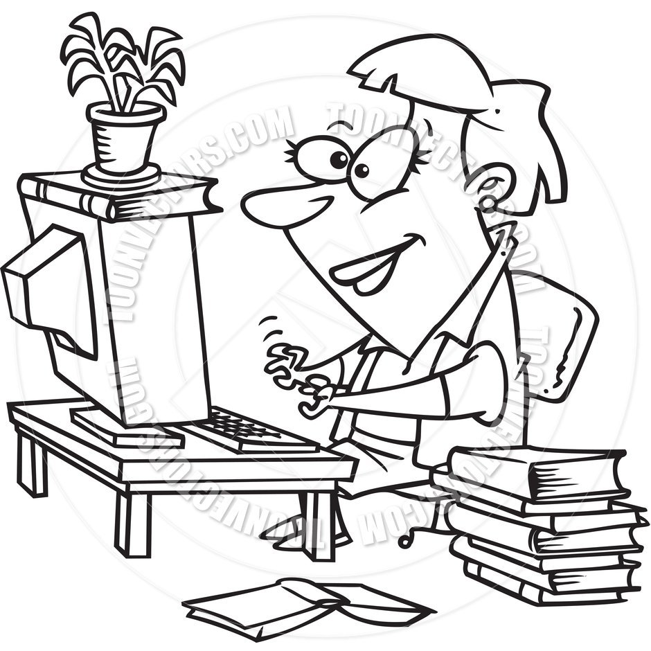 Раскраска профессия экономист