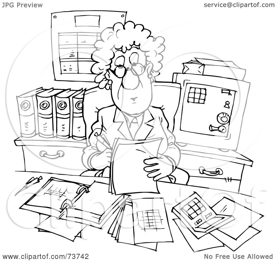 Бухгалтер рисунок