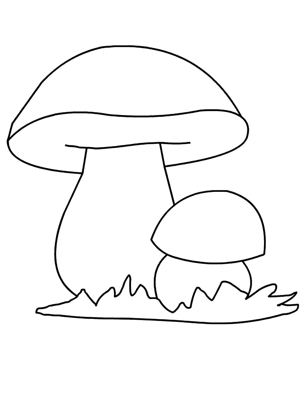 Сказочный лес с грибами