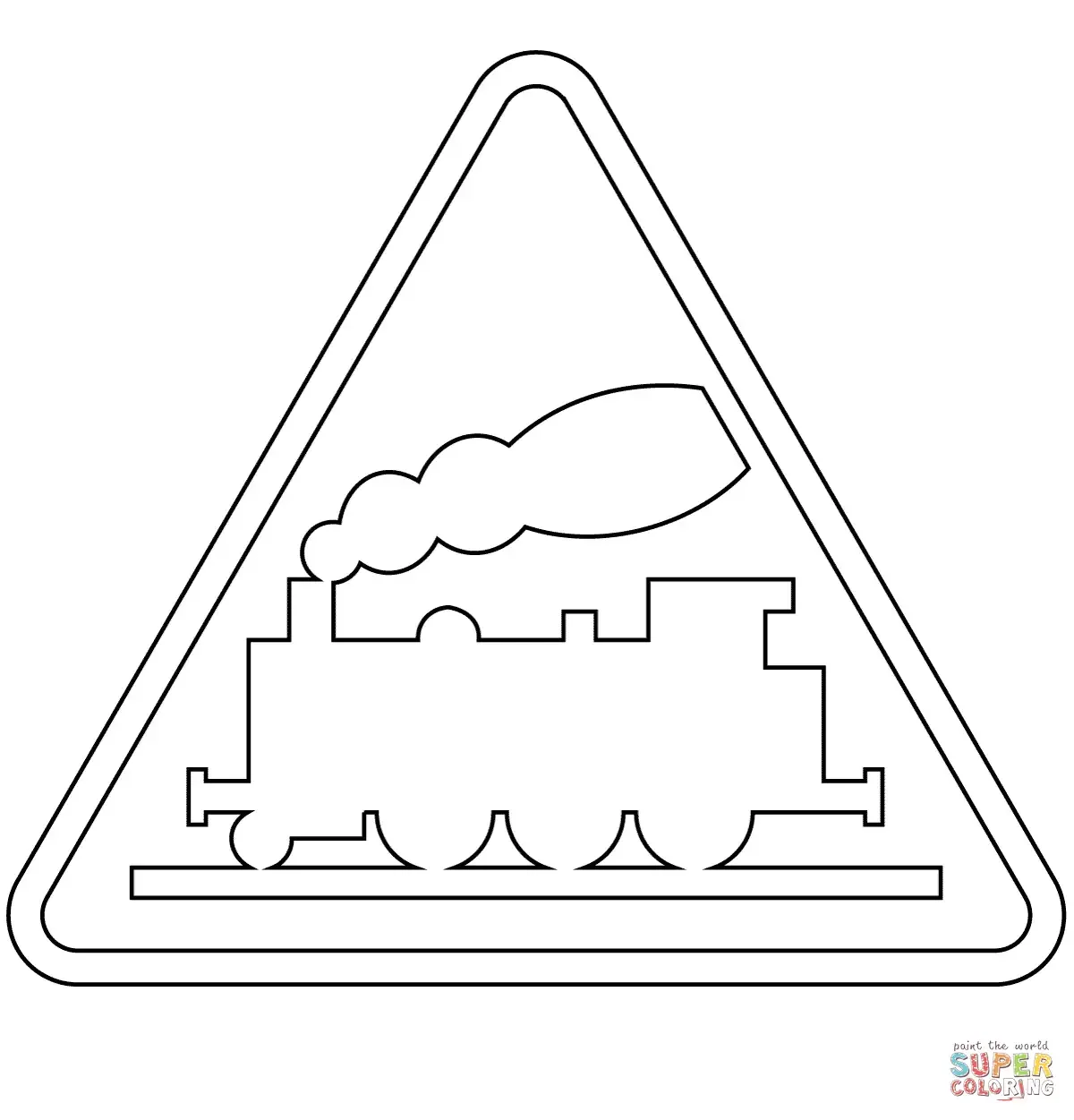 Дорожные знаки для детей черно белые