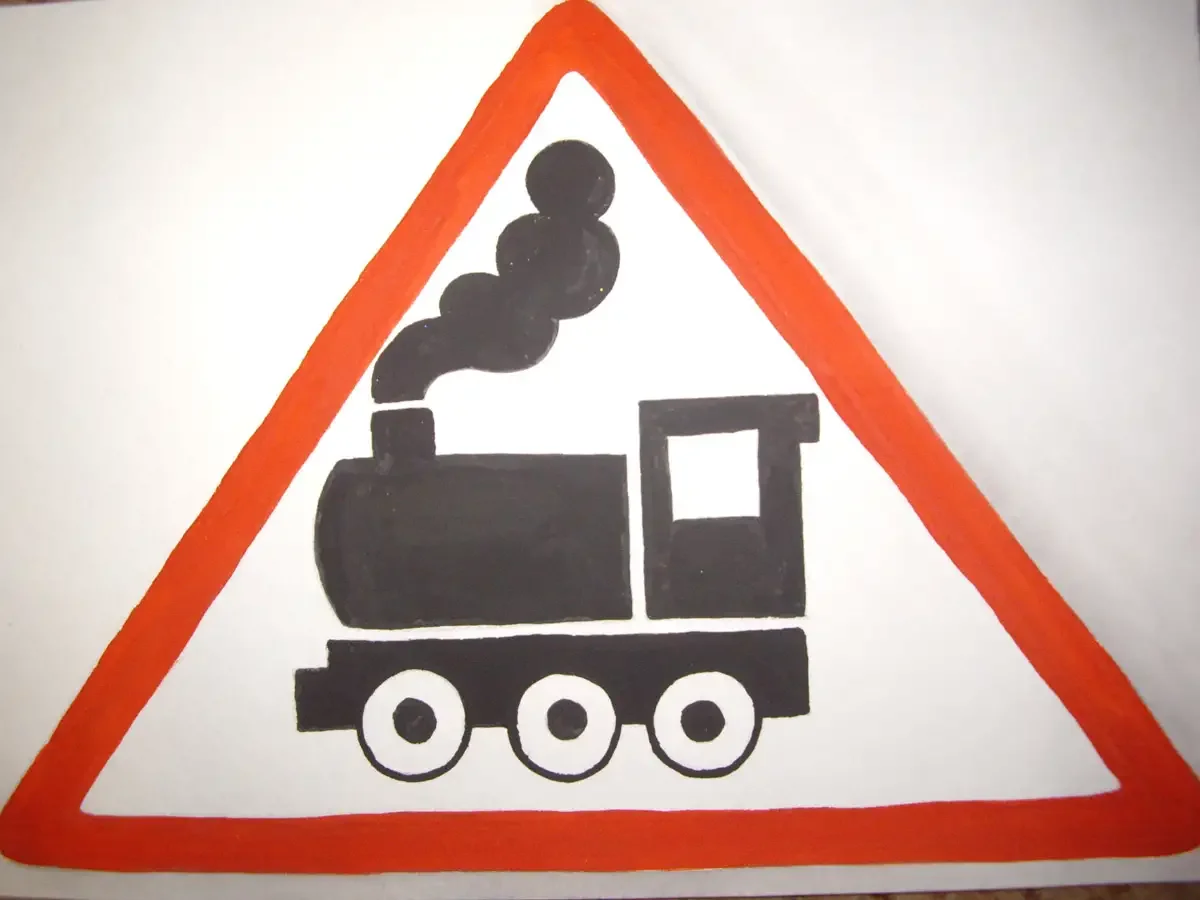 Безопасность на железной дороге раскраска