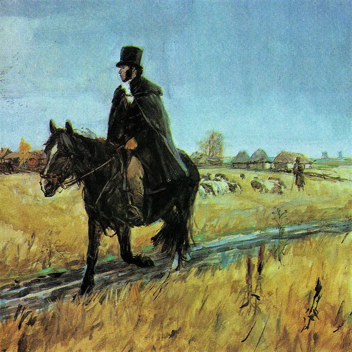 Пластов Пушкин в Болдине