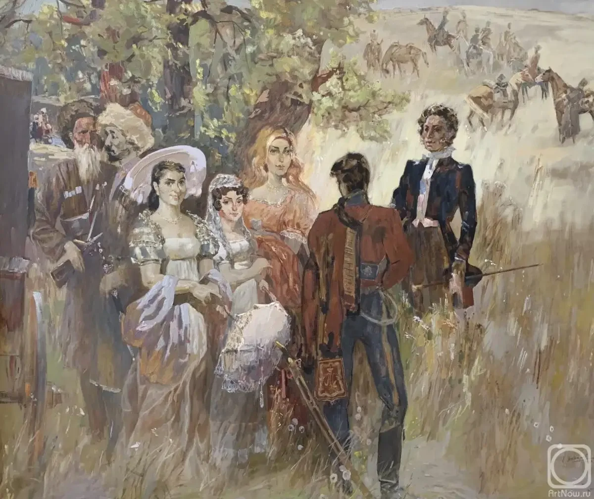 Пушкин на Кавказе с Раевским