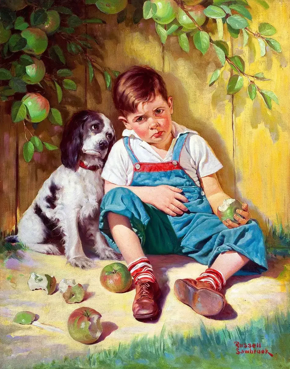 Russell Sambrook иллюстрации картины