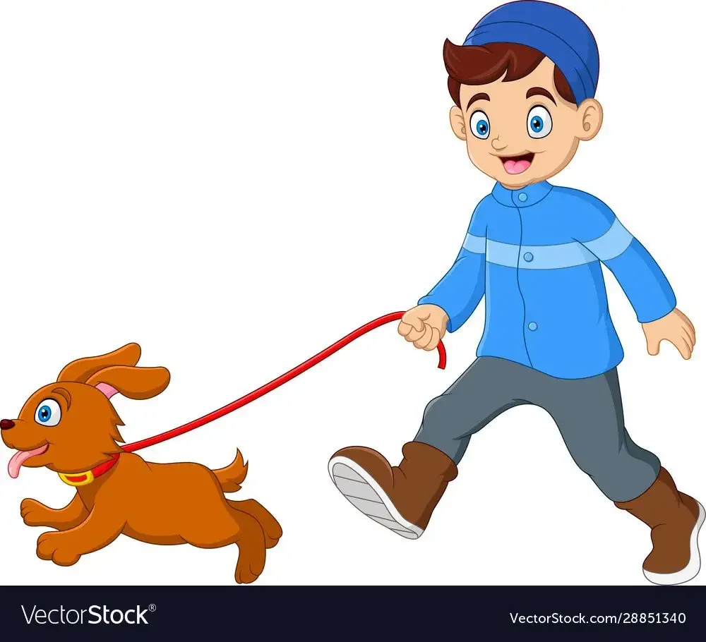 Мальчик гуляет