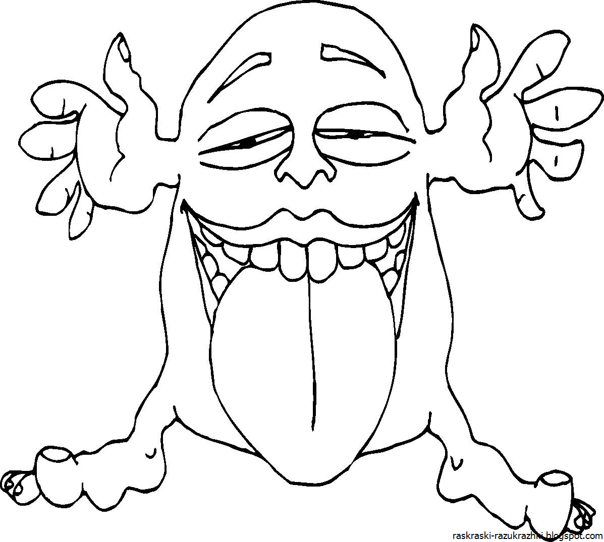 Раскраска крик убийца