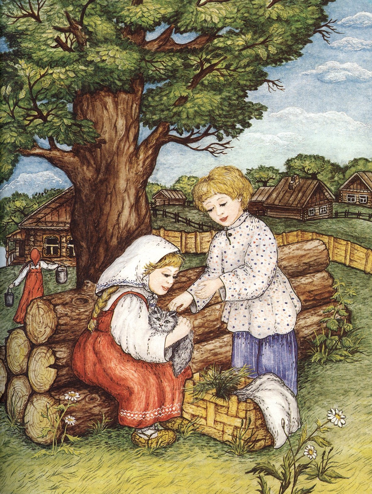 Толстой иллюстрации к сказкам