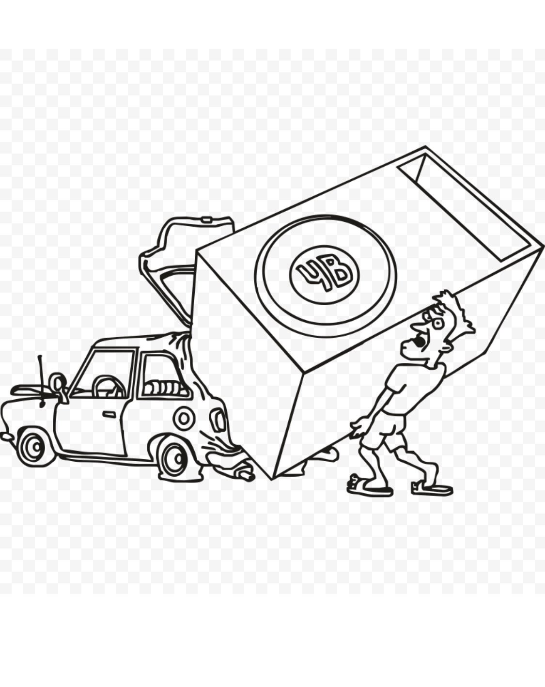 Трафарет автозвук