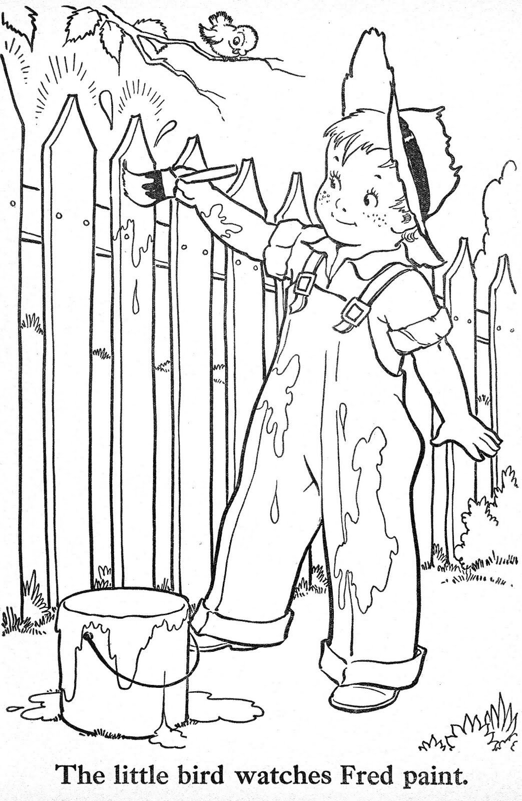 Приключения Тома Сойера раскраска