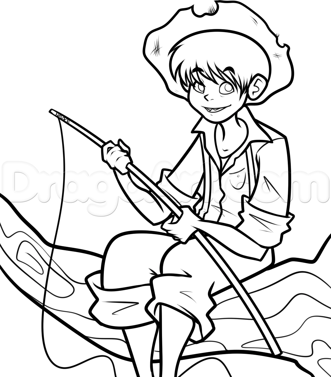 Приключения Тома Сойера раскраска