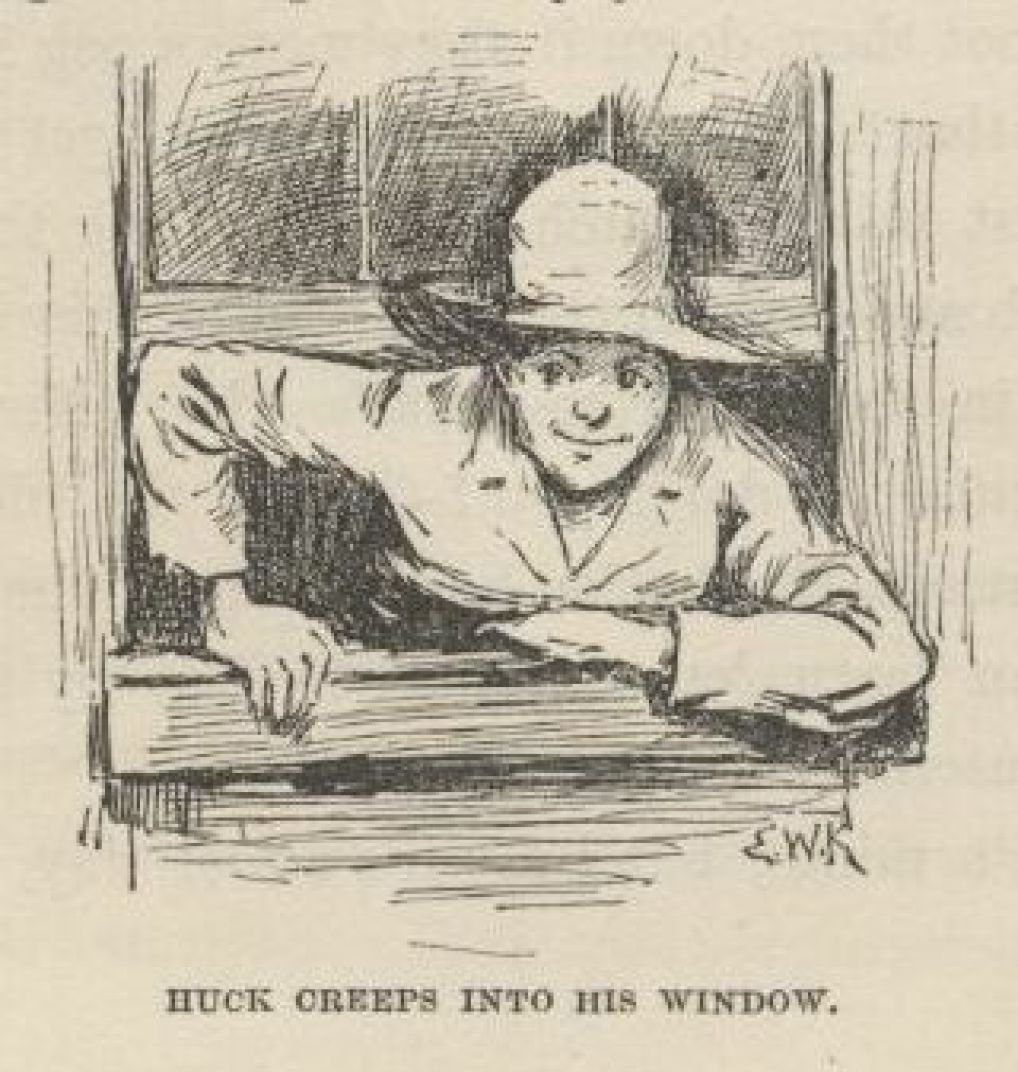 Гек Финн портрет